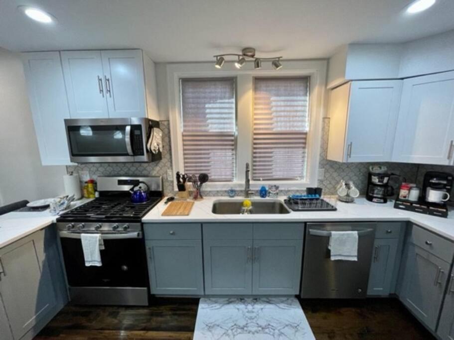 The Blue Golden Luxury Modern 3- Bedroom Apartment In Chicago Kültér fotó